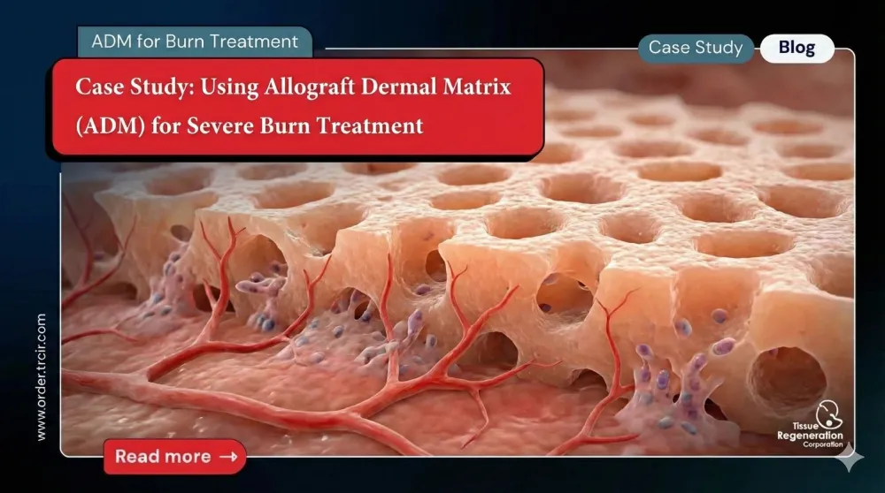 ADM for Severe Burn Treatment