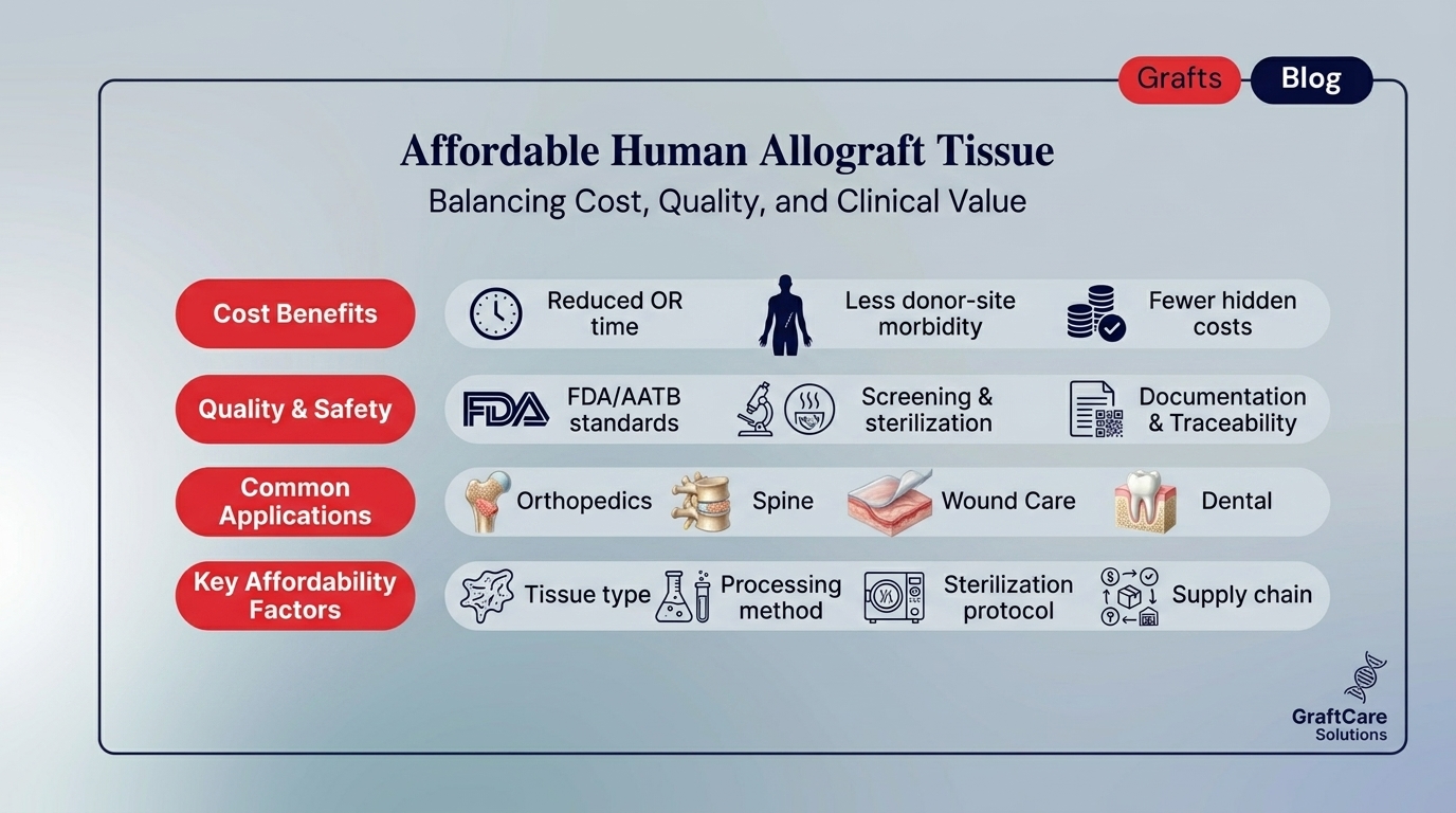 affordable human allograft tissue