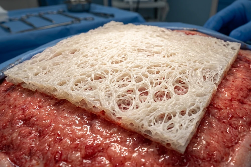 ADM for Severe Burn Treatment
